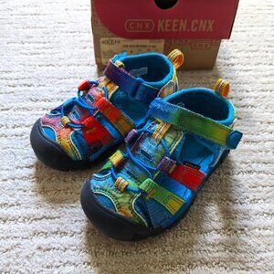 KEEN Vivid Blue Tie-Dye Seacamp II CNX Sandal - Toddler 6